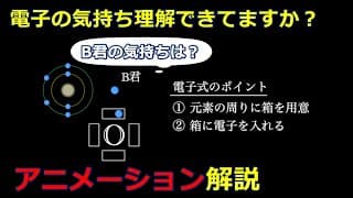 【京大院卒が独自解説】電子の気持ちを理解すると電子配置が明快！結合のでき方をアニメーションで解説します！電気陰性度とは？