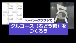 糖類（グルコース・ぶどう糖）をペーパークラフトで作ってみよう