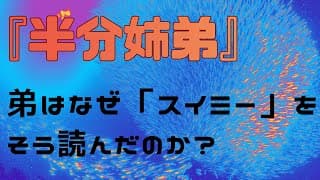 『半分姉弟』弟はなぜ「スイミー」をそう読んだのか？ー教科書手引きの変遷を追うー国語教育マニアと人文探究者の雑談