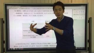 【解説授業】中学英語をもう一度ひとつひとつわかりやすく。12 動詞の形のまとめ