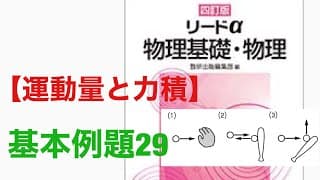 【運動量と力積】基本例題29☆四訂版 リードα物理基礎・物理★