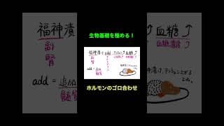 74ホルモンゴロ合わせ #生物基礎