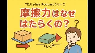【Podcast】摩擦力はなぜはたらくの？