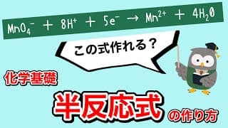 【らくらくマスター】半反応式の作り方